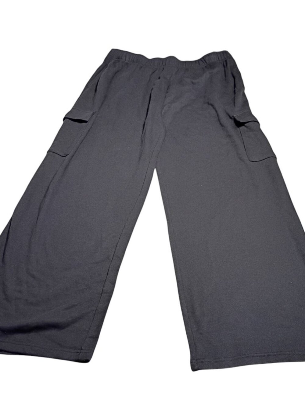 No Boundaries Wide-Leg French Terry Cargo Sweatpants Size: Women’s Plus XL